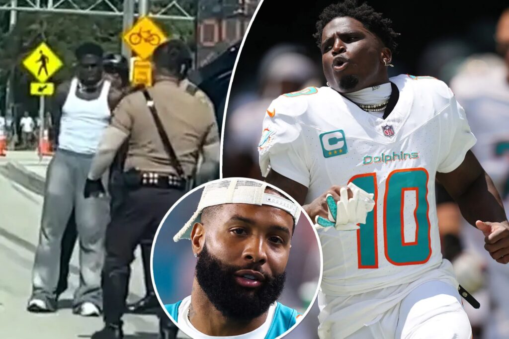 Odell Beckham in shock watching Tyreek Hill detainment: ‘What the f–k’