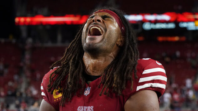 Rams QB Matthew Stafford struggles to describe 49ers LB Fred Warner with one word