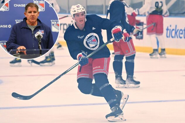 Rangers prospect Victor Mancini answers Peter Laviolette’s challenge to make impression