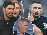 Roy Keane says Mikel Arteta should 'show a bit of class' and 'take his medicine' after Arsenal boss' criticism of ref Michael Oliver for sending off Leandro Trossard against Man City