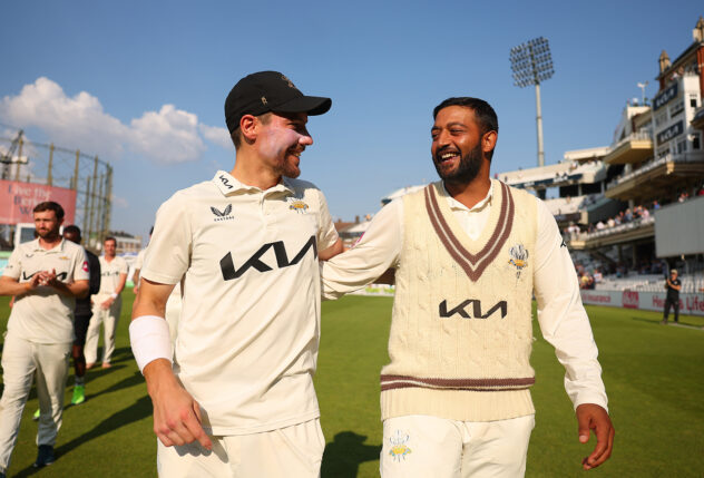 Surrey move to brink of Championship three-peat after crushing Durham