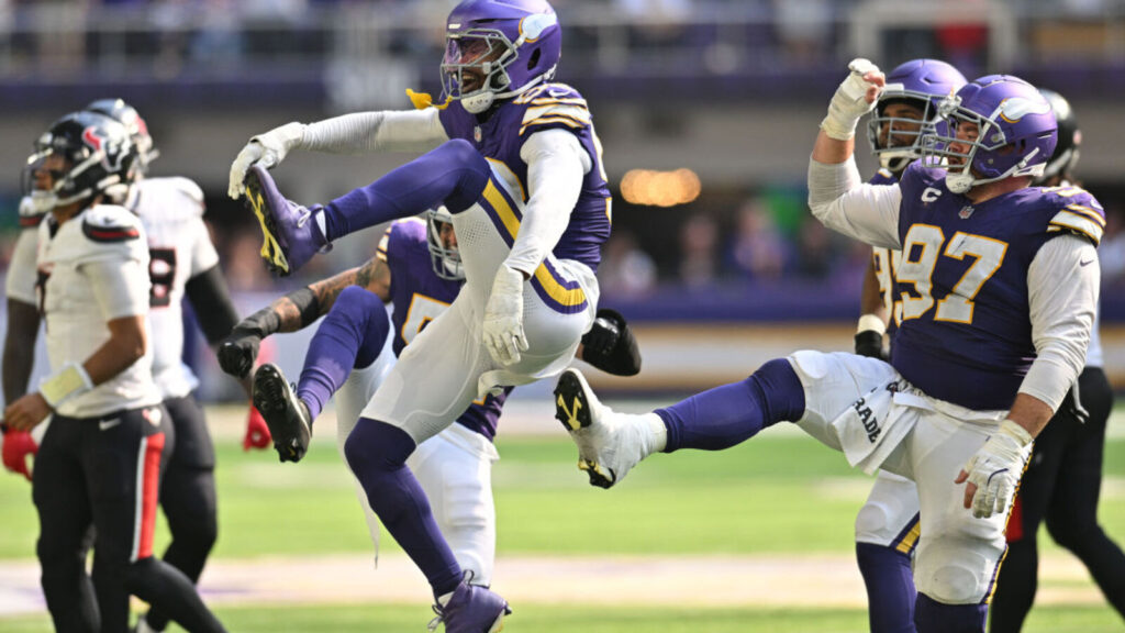 The Minnesota Vikings are loaded with studs and no duds after demolishing Houston Texans