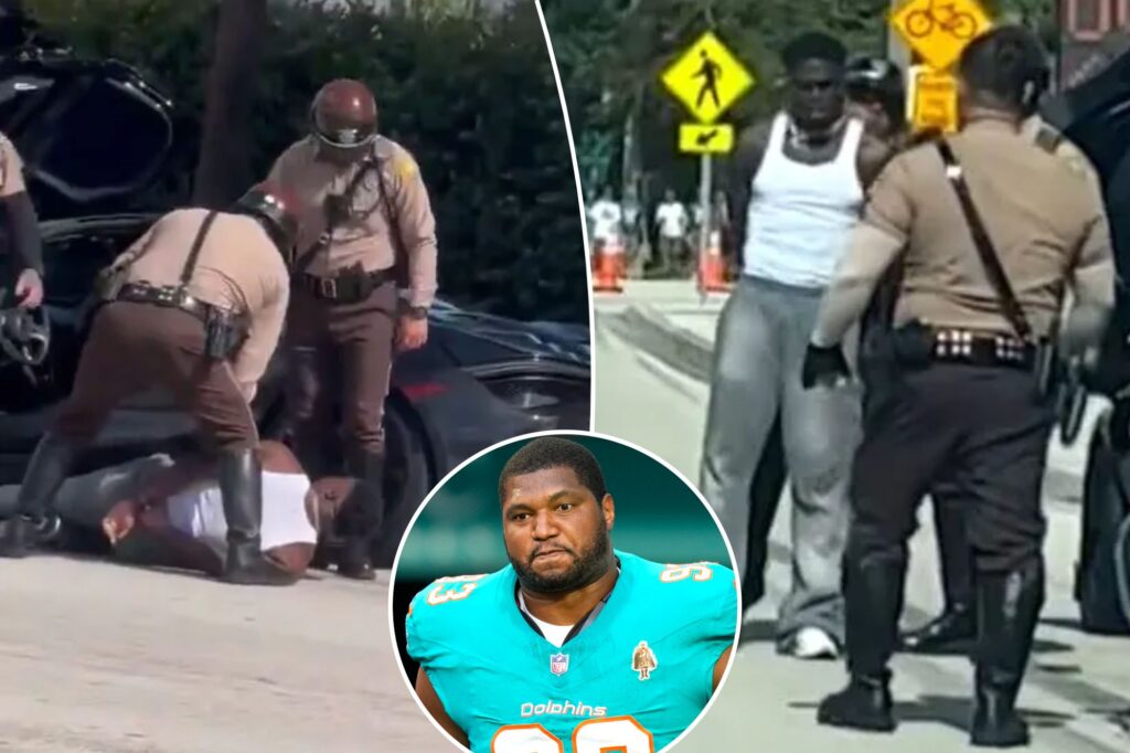 Tyreek Hill’s teammates Calais Campbell, Jonnu Smith tried to help Dolphins star during pre-game detainment