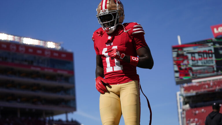 49ers' Brandon Aiyuk provides update one week after season-ending knee injury