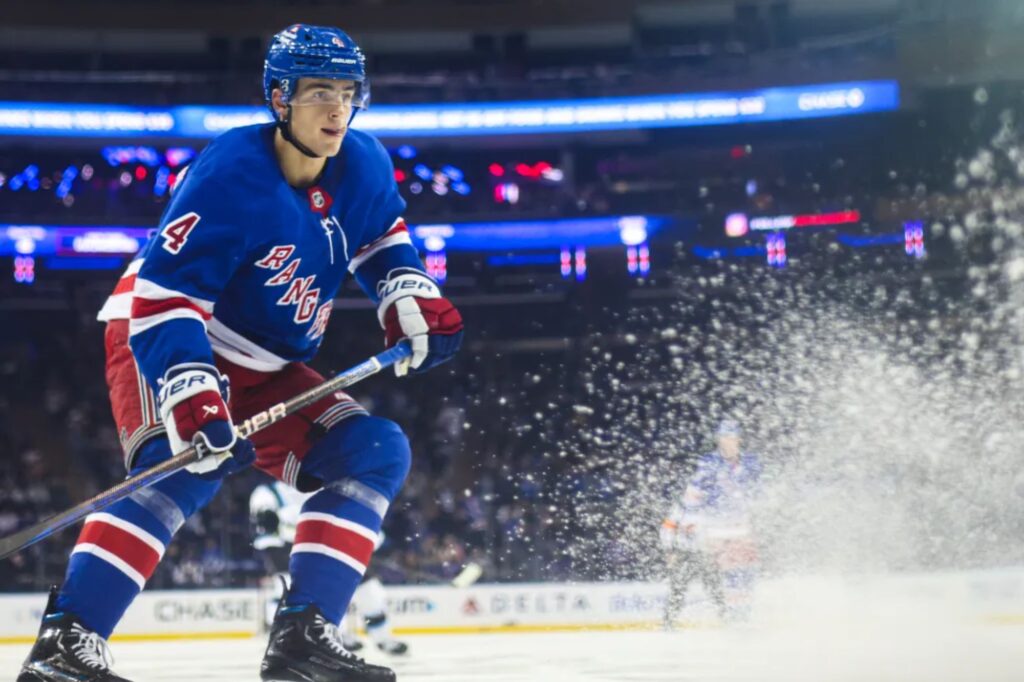 Braden Schneider handling latest Rangers challenge with aplomb