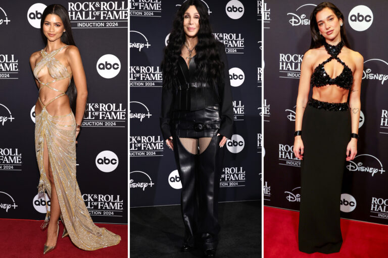 Cher, Zendaya, Dua Lipa & more Stars attend the 2024 Rock and Roll Hall of Fame Induction Ceremony