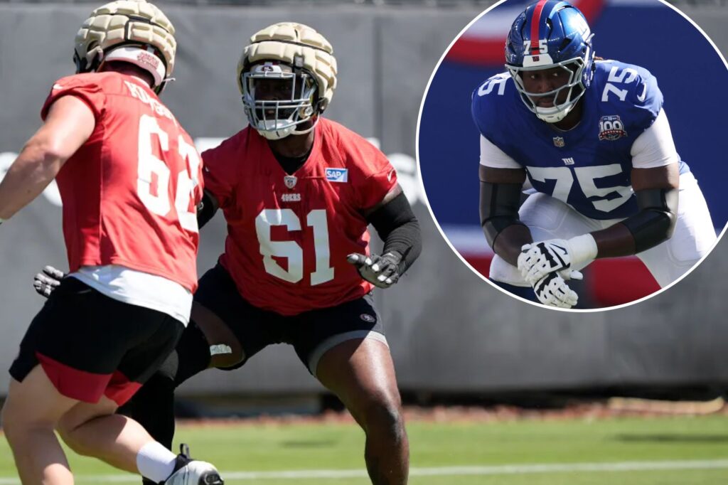Chris Hubbard gets work at left tackle as Giants ponder offensive line shakeup