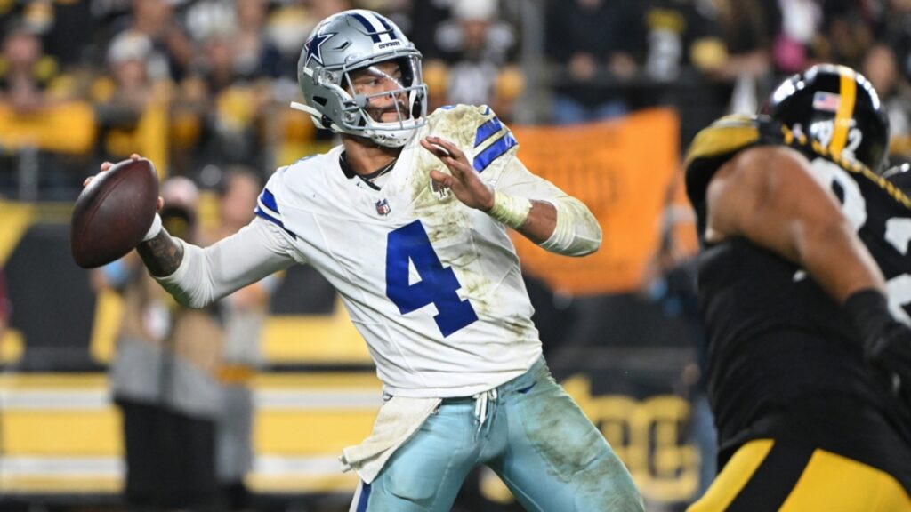 Dak Prescott watches on as Texas mansion is demolished