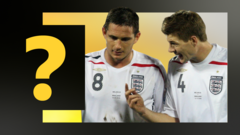 Does Gerrard have more caps than Lampard? Play our England quiz