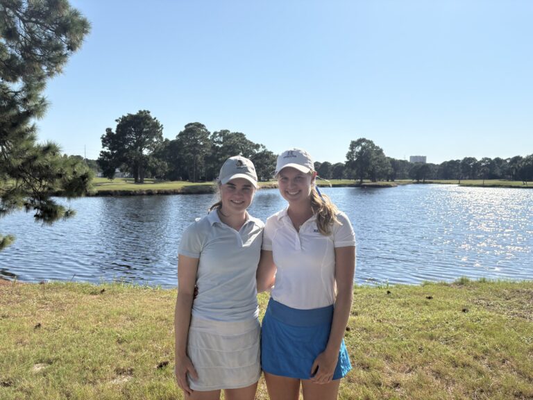 Family affair: Twins sisters reunite as competitors in a 'most fun' round at Golfweek October Classic