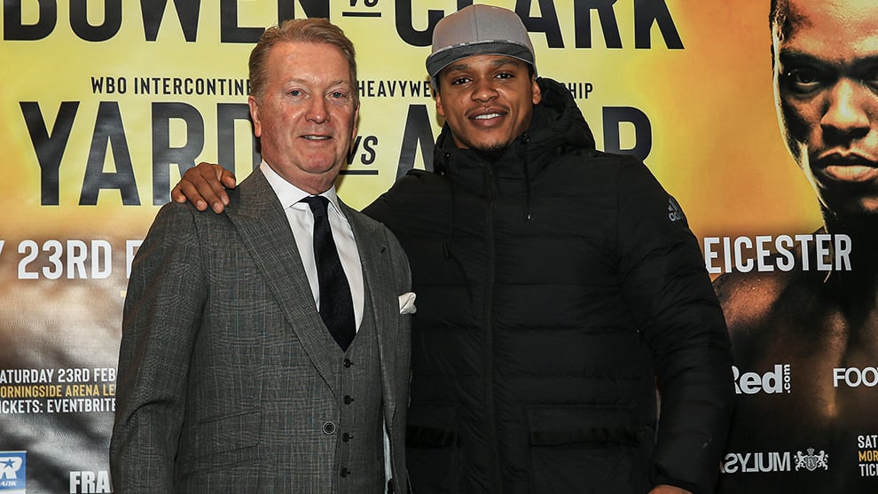 Frank Warren unsure if he will work with Anthony Yarde again