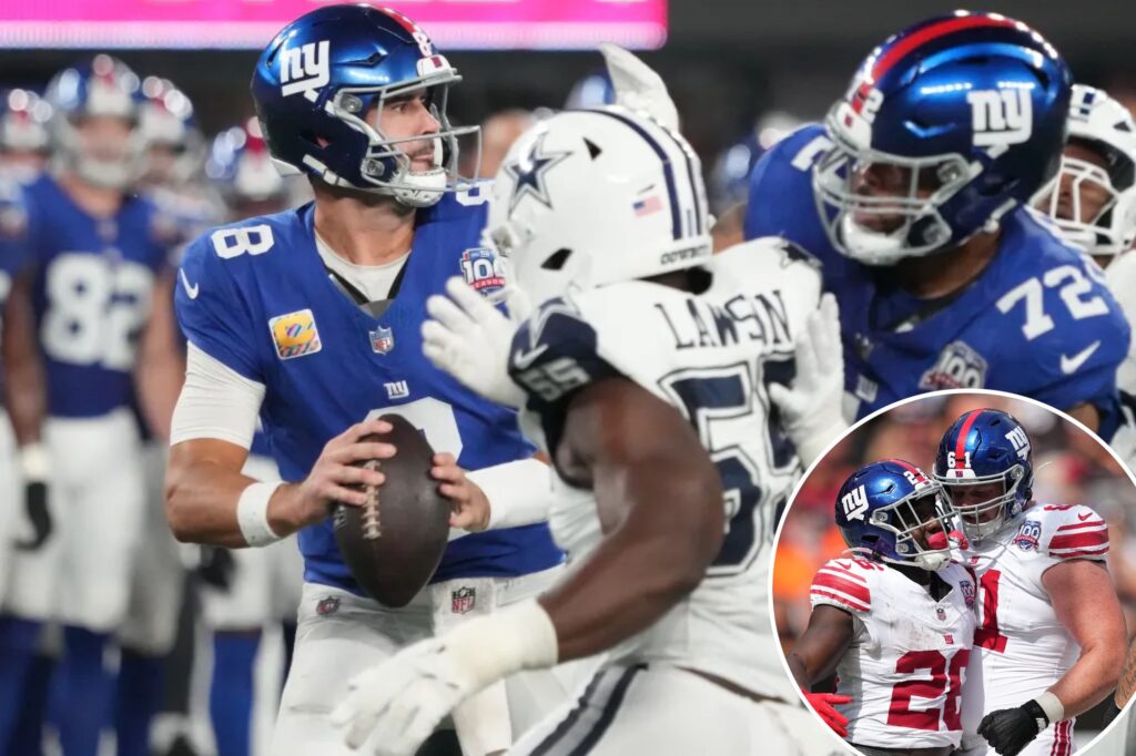 Giants’ improved offensive line play gets Seahawks test as trust builds with Daniel Jones