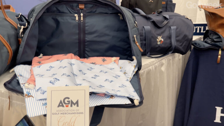 Golf merchandise spotlight: Hudson Sutler recently launched a golf bag and leather collection
