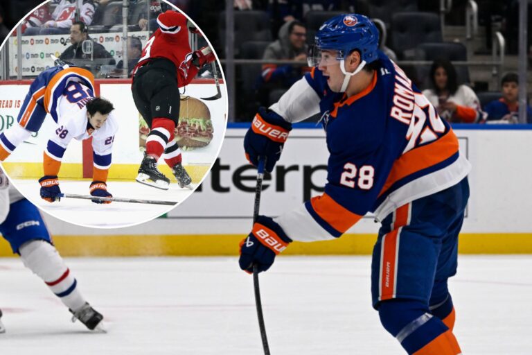 Islanders shorten their blue line with Alexander Romanov still sidelined