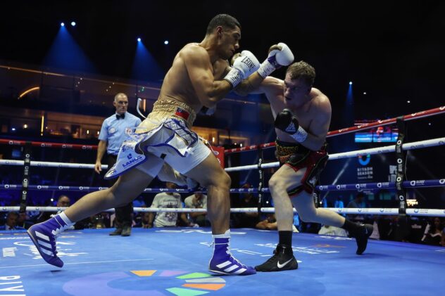 Jai Opetaia forces sixth-round stoppage over Jack Massey