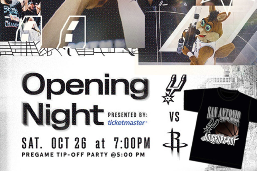 Join PTR for the Spurs’ first home game of the season