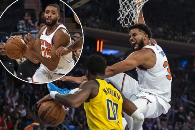 Knicks throttle Pacers in home opener as newcomers shine