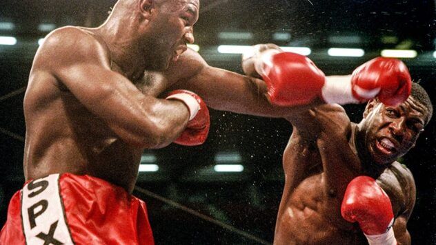 Lennox Lewis and Frank Bruno’s heavyweight Cardiff classic