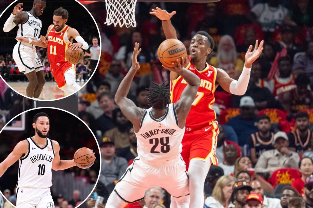 Nets drop opener to Hawks despite putting up fight literally and figuratively