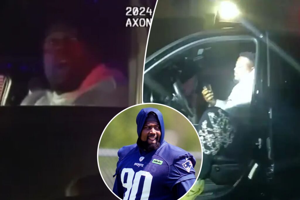 Patriots’ Christian Barmore cries racism after police stop him in early morning hours: ‘I f–king dare y’all to touch me’