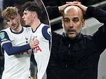 Pep Guardiola needs the international break quickly, writes JACK GAUGHAN as  injury-hit Man City crash out of the Carabao Cup with a 2-1 defeat at Tottenham