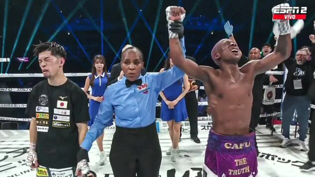 Phumelele Cafu stuns Kosei Tanaka to claim WBO super-fly title