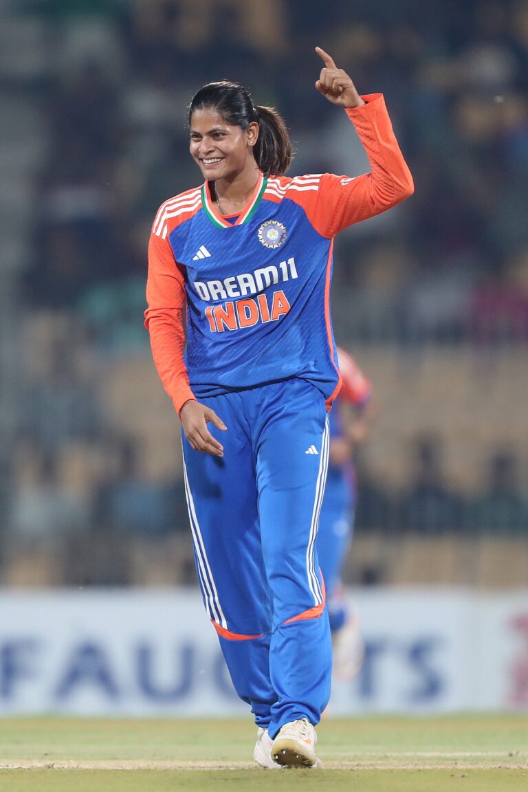 Radha Yadav replaces Asha Sobhana in India's XI after toss
