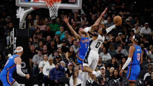 San Antonio Spurs fall to OKC Thunder 112-107 in preseason opener