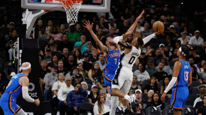 San Antonio Spurs fall to OKC Thunder 112-107 in preseason opener