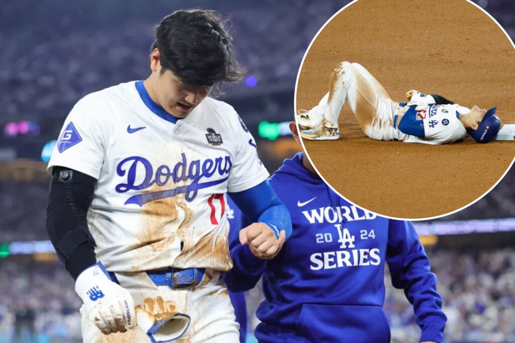 Shohei Ohtani exits World Series Game 2 in potential Dodgers injury disaster
