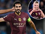 Slovan Bratislava 0-4 Manchester City - Champions League: Ilkay Gundogan nets first goal since his return as Pep Guardiola's side run riot