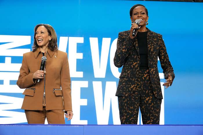 'Take our lives seriously,' Michelle Obama pleads as she rallies for Kamala Harris in Michigan