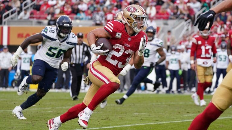 49ers Notebook: Christian McCaffrey says 'I can be a lot better'; Geno Smith's final run and Steph Curry taunt