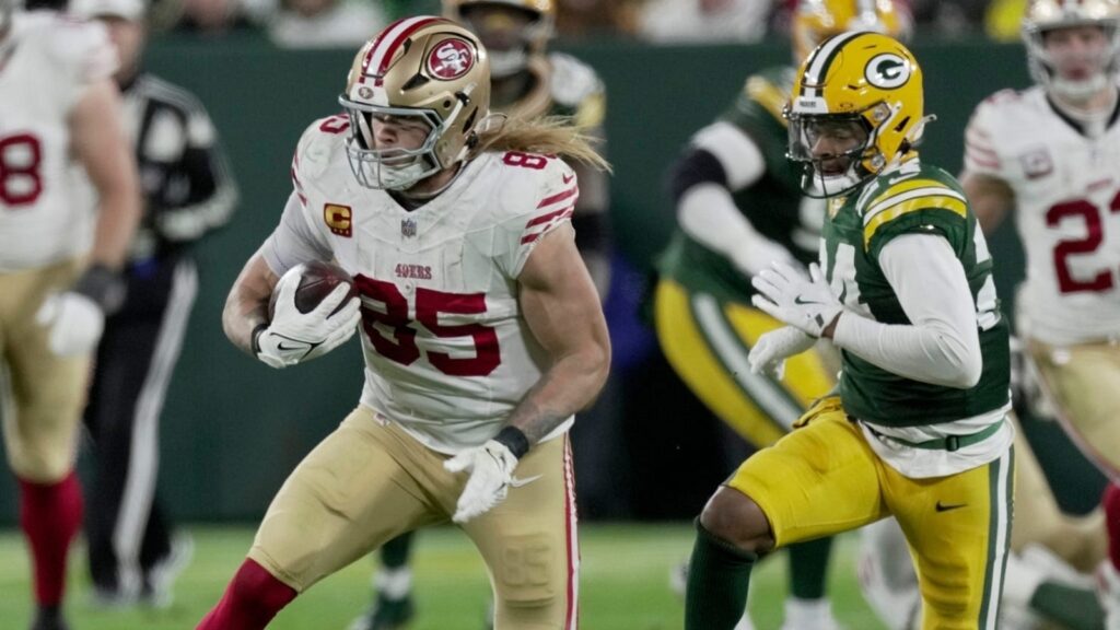 49ers Notebook: George Kittle's sunny optimism; Fred Warner on 'embarrassing' loss; Shanahan explains '12 men' penalties