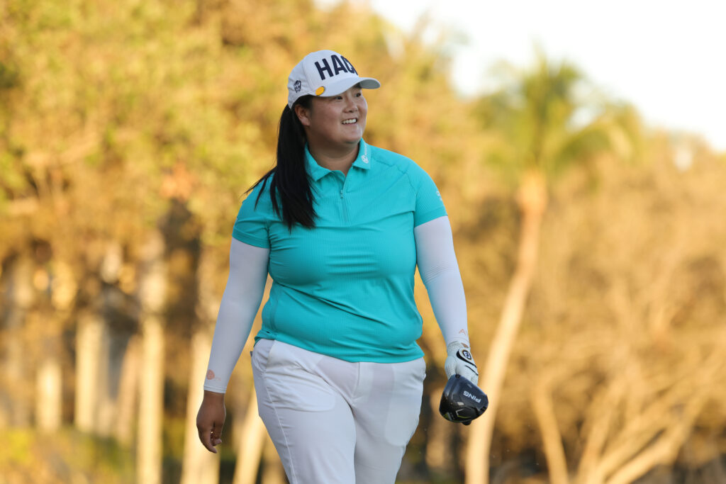 After further review, LPGA's Angel Yin cleared from any rules infraction, leads CME by two