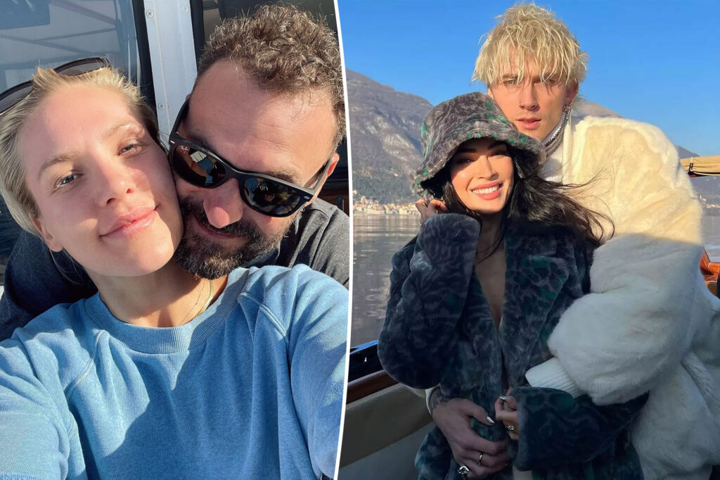 Brian Austin Green’s fiancée, Sharna Burgess, celebrates his ex-wife Megan Fox’s pregnancy: ‘Welcome little one’