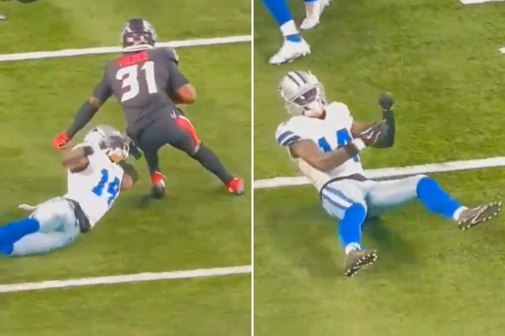 Cowboys’ Markquese Bell suffers scary shoulder injury against Texans