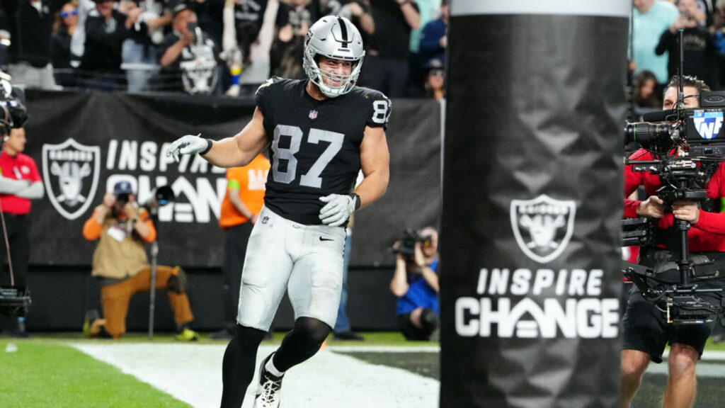 Davante Adams leaving the Las Vegas Raiders could unlock tight end Michael Mayer vs. Dolphins