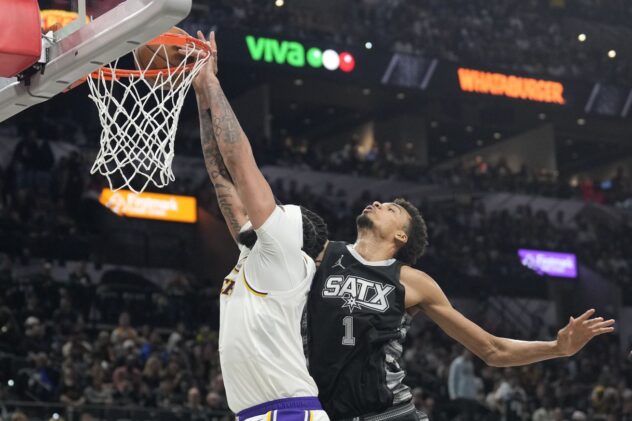 Final Score: Spurs compete, but fall to Lakers 120-115 in first game of the 2024 Emirates NBA Cup