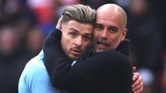 Guardiola unhappy with Grealish England call