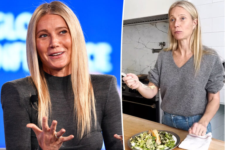 Gwyneth Paltrow spotted chowing down on steak, ice cream at NYC hotspot after getting blasted for ‘starvation diet’