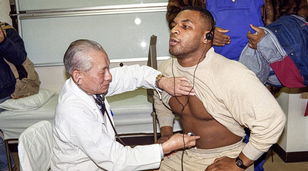 "I worry for Mike Tyson in this contest," says British Boxing Board Chief Medical Officer