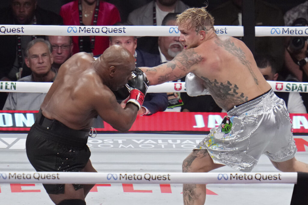 Jake Paul asserts his boxing dominance with win over Mike Tyson in Netflix spectacle