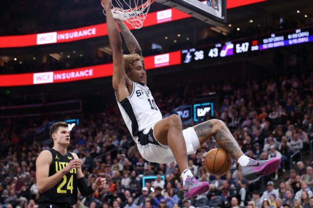 Jeremy Sochan could return to action in the Spurs’ upcoming road trip