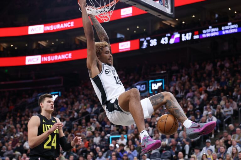 Jeremy Sochan could return to action in the Spurs’ upcoming road trip