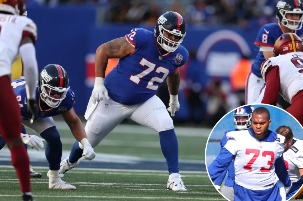 Jermaine Eluemunor’s frustration with Giants position switch comes with Evan Neal positive