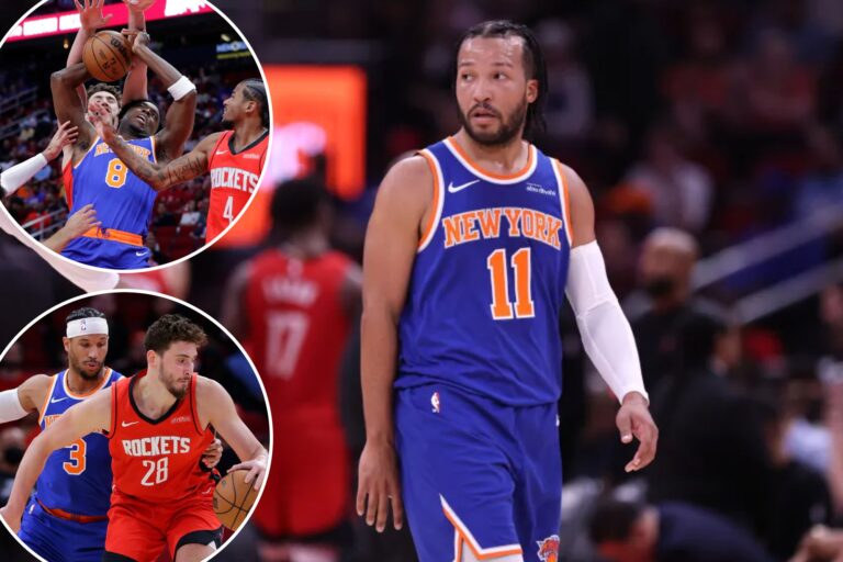 Knicks’ uneven start to season continues with loss to Rockets