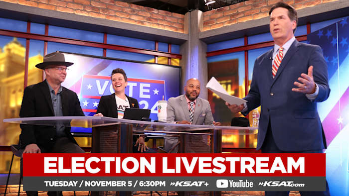 KSAT’s election night livestream with results, reaction, analysis for November 5 election