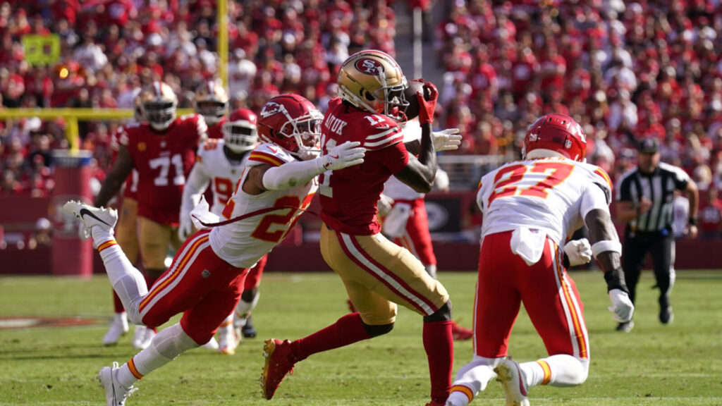 Kyle Shanahan provides key update on Brandon Aiyuk following 49ers wide receiver's season-ending injury