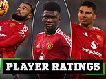Manchester United 3-0 Leicester City PLAYER RATINGS: Who will Ruben Amorim love to work with? Who switches off too often? And which two players scored 5/10?